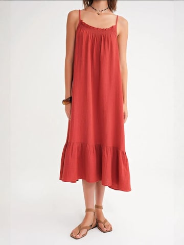 MixRay Jurk 'Midi' in Rood
