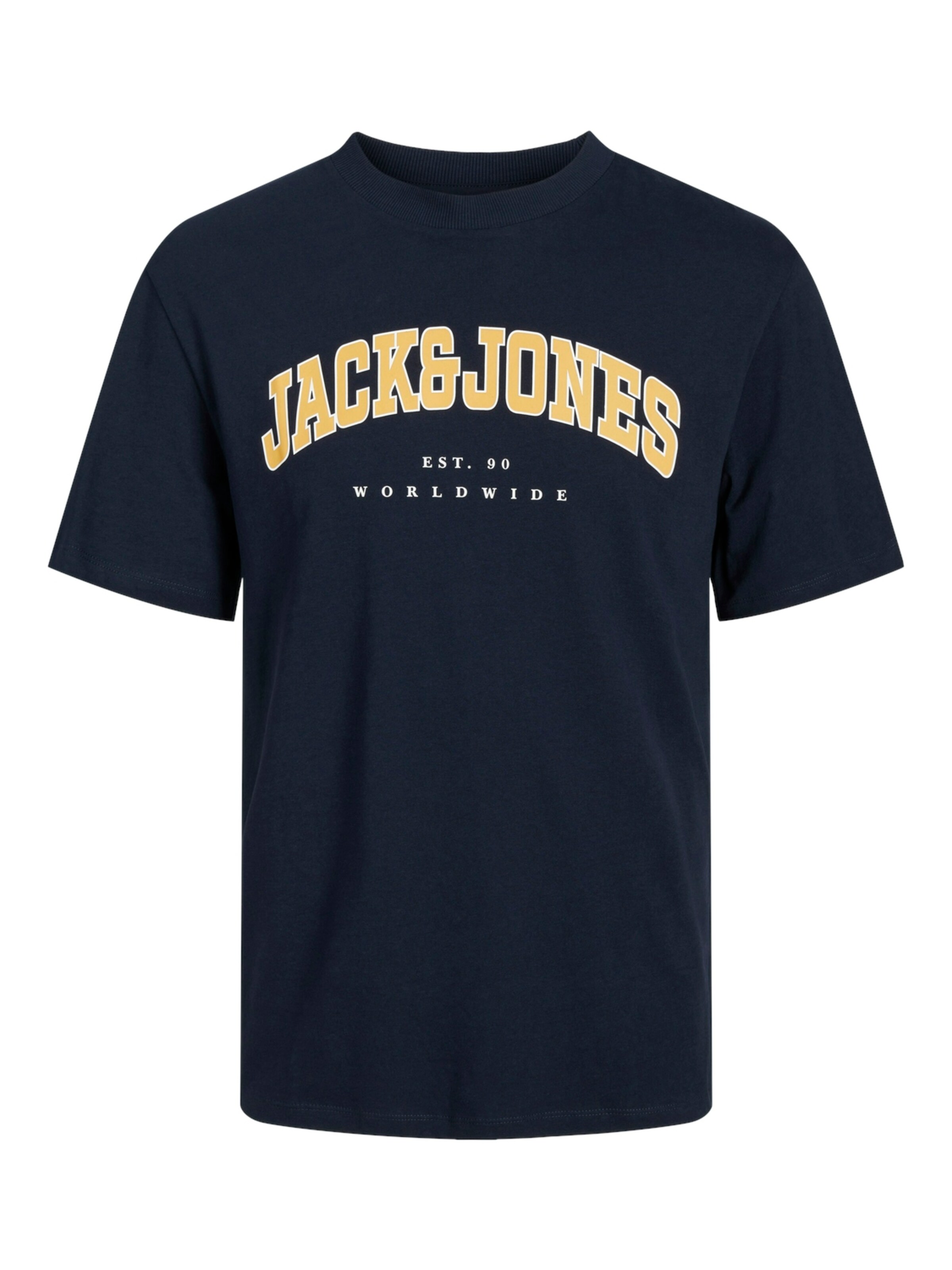 JACK & JONES Póló 'JJCaleb' - kék: elől