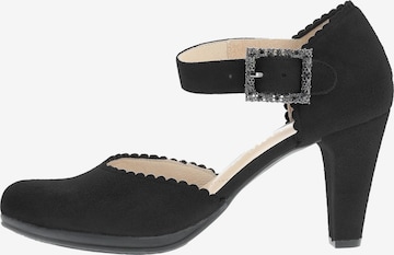 XAVER LUIS Schuhmanufaktur Pumps 'Sofina' in Schwarz: Vorderseite
