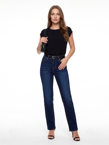 ESRA Jeans 'Straight Leg Jeans aus extra weicher Baumwolle' in Blau: Vorderseite