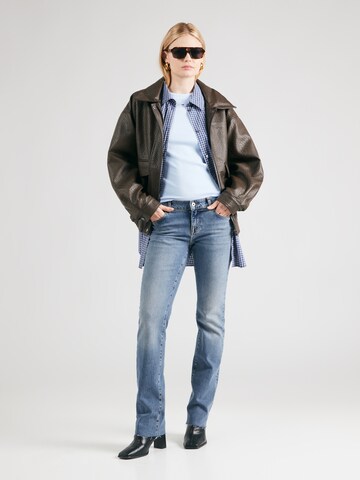 Tommy Jeans Koszulka 'ESSENTIAL' w kolorze niebieski