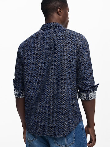 Coupe regular Chemise Desigual en bleu