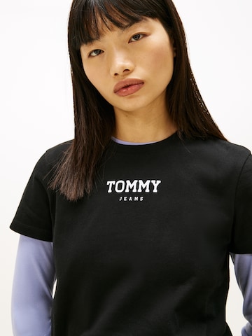 Tricou 'ESSENTIAL' de la Tommy Jeans pe negru