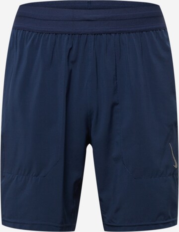 NIKE Sportbroek in Blauw: voorkant