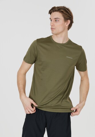 T-Shirt fonctionnel 'VERNON' ENDURANCE en vert : devant