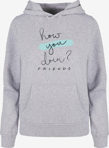 ABSOLUTE CULT Sweatshirt 'Friends - How You Doin' in Grau: predná strana