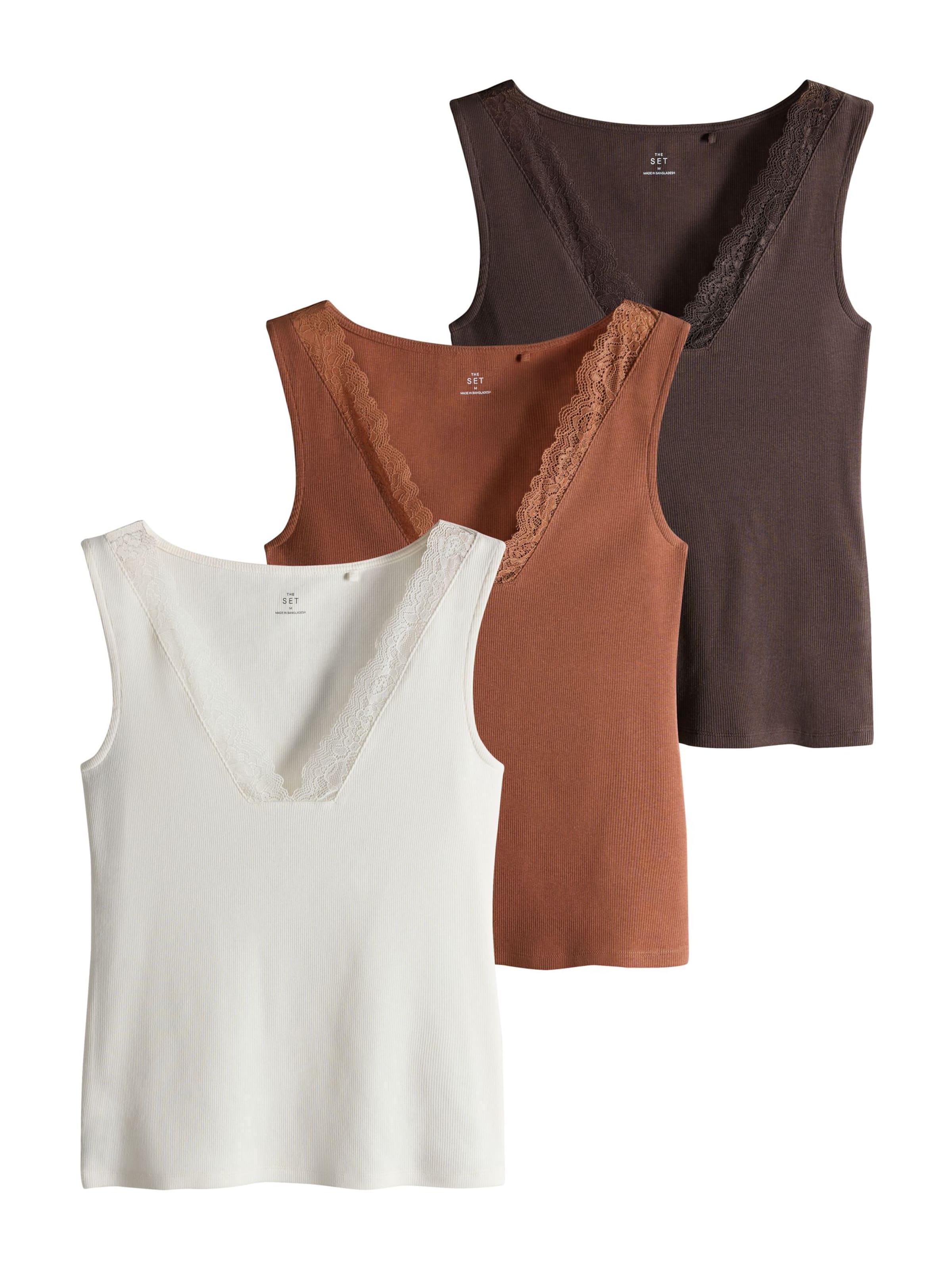 The Set Top in Mischfarben: Vorderseite