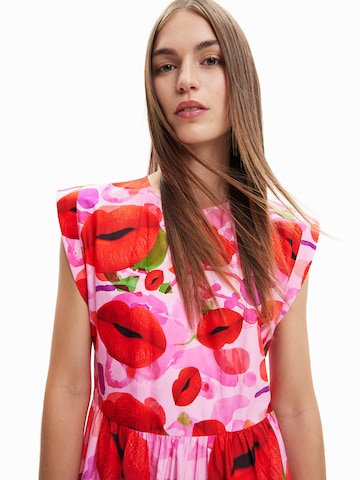 Desigual Letní šaty 'TULIP-LACROIX' – červená