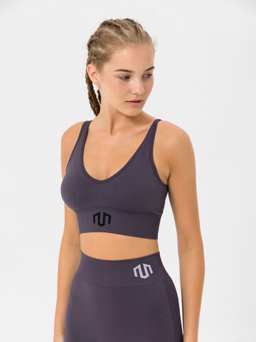 Bustier Soutien-gorge de sport 'Naikan' MOROTAI en gris