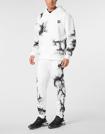 Giacca di felpa 'Splash' di Plein Sport in bianco