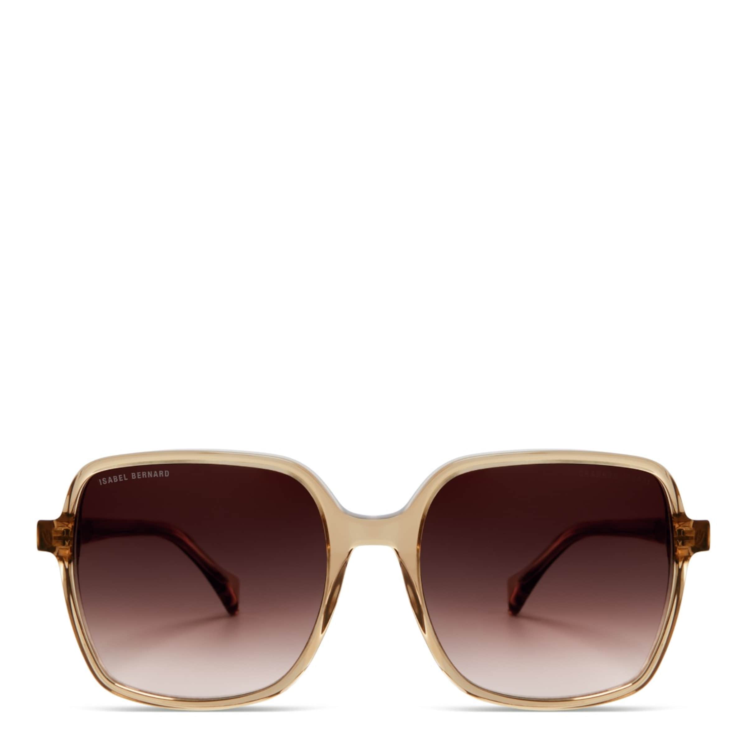 Isabel Bernard Sunglasses in Brown: front