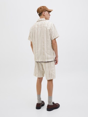 JACK & JONES Loose fit Pants 'JPSTJAIDEN BOHEME' in Beige