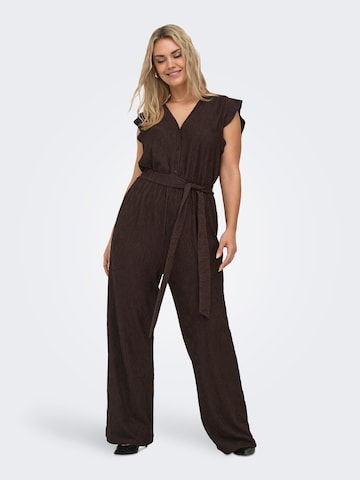 ONLY Carmakoma - Jumpsuit 'CARReina' en marrón