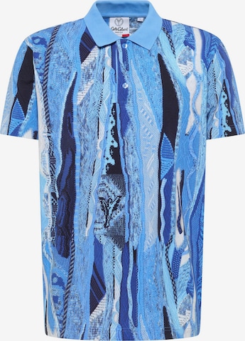 T-Shirt 'Egg' Carlo Colucci en bleu : devant