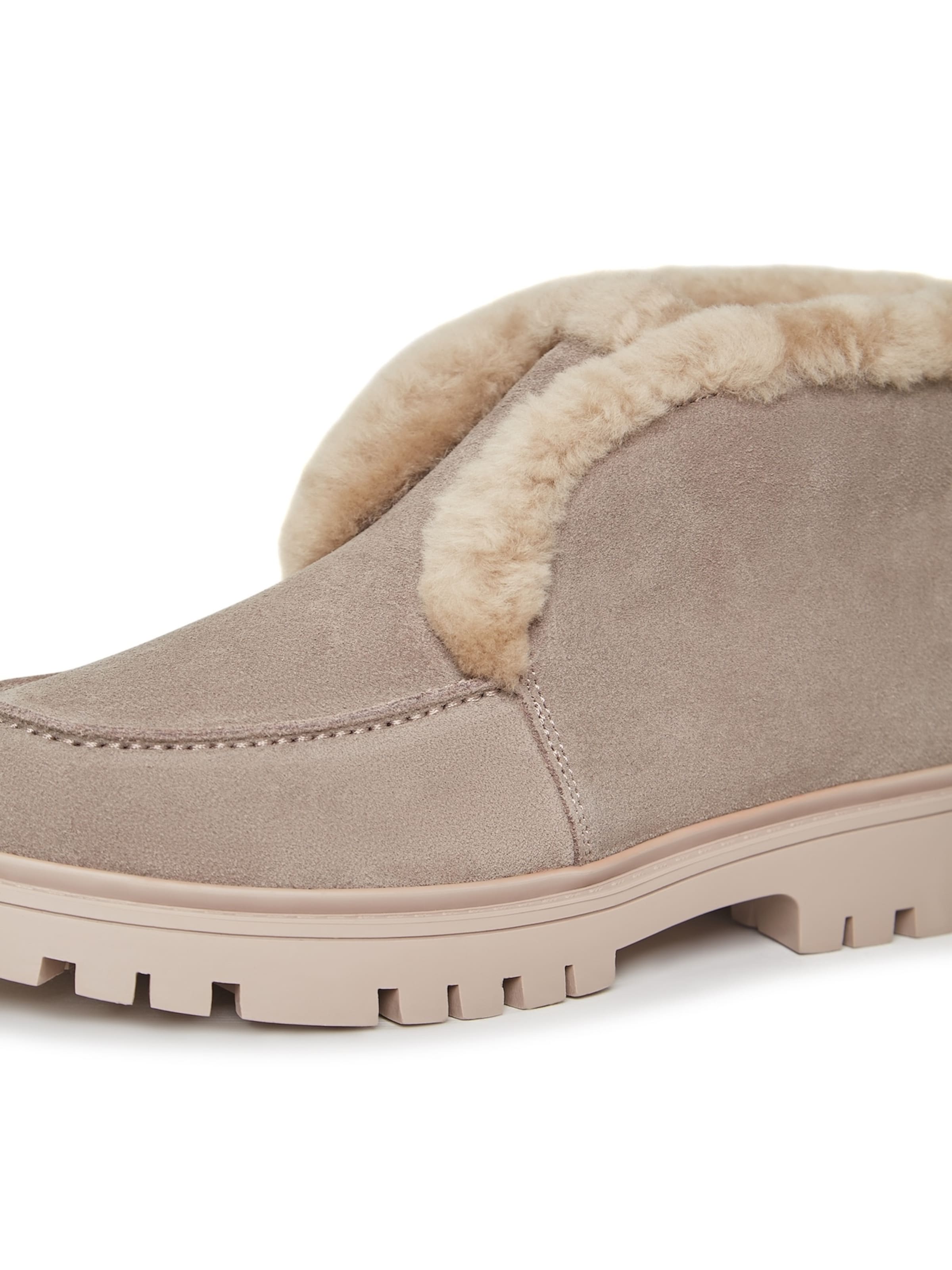 CESARE GASPARI Stiefel in Beige