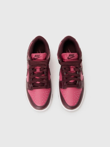 Sneaker bassa 'Dunk' di Nike Sportswear in rosso: superiore