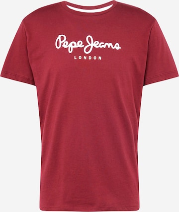 Maglietta 'EGGO' di Pepe Jeans in rosso: frontale
