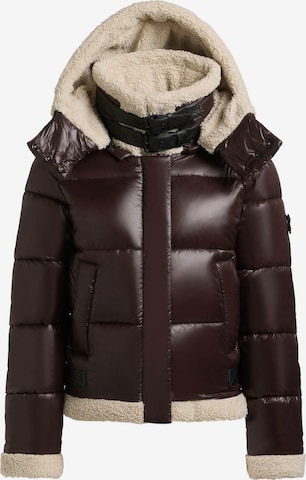 Veste d’hiver 'Nessie3' khujo en marron : devant