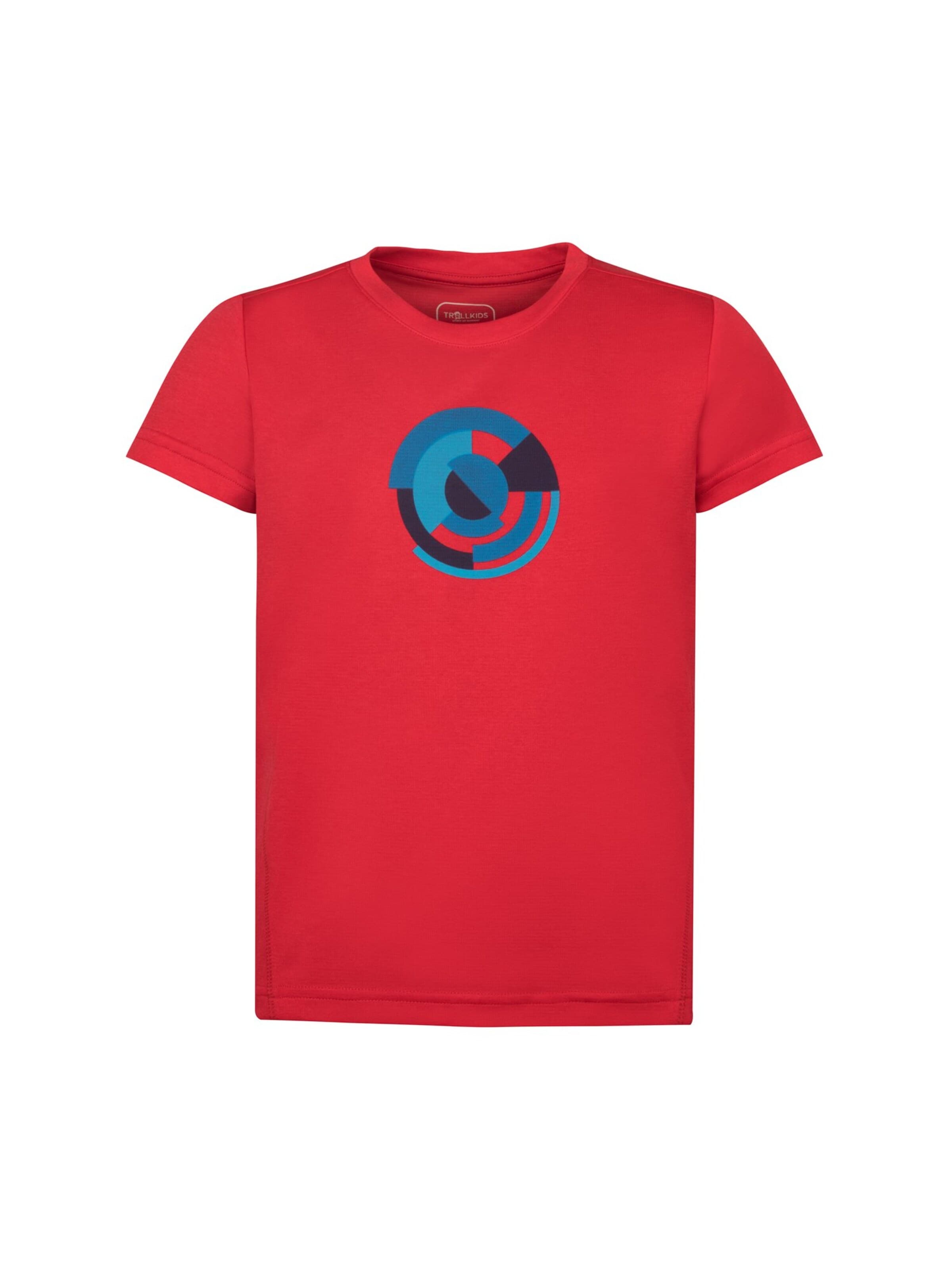 TROLLKIDS Performance Shirt in Red: front