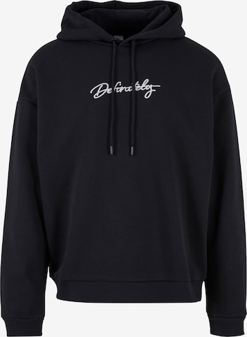 DEF Sweatshirt 'Definitely' in Zwart: voorkant