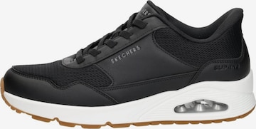 SKECHERS Platform trainers 'Slip-Ins: Uno - Banksia' in Black: front