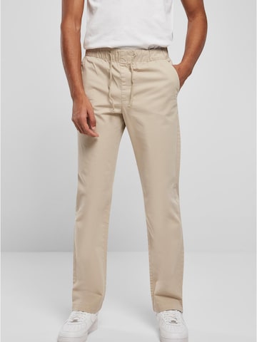 Regular Pantalon Urban Classics en beige : devant