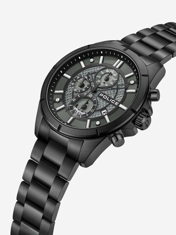 POLICE Analoog horloge 'Burbank' in Zwart