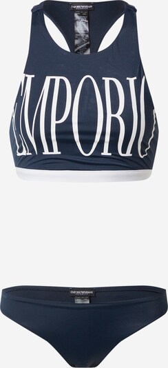 Emporio Armani Bikini in de kleur Navy / Wit, Productweergave