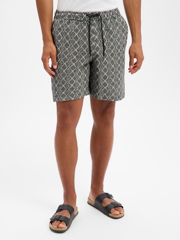 Redefined Rebel Loose fit Trousers 'RRBrett' in Black: front