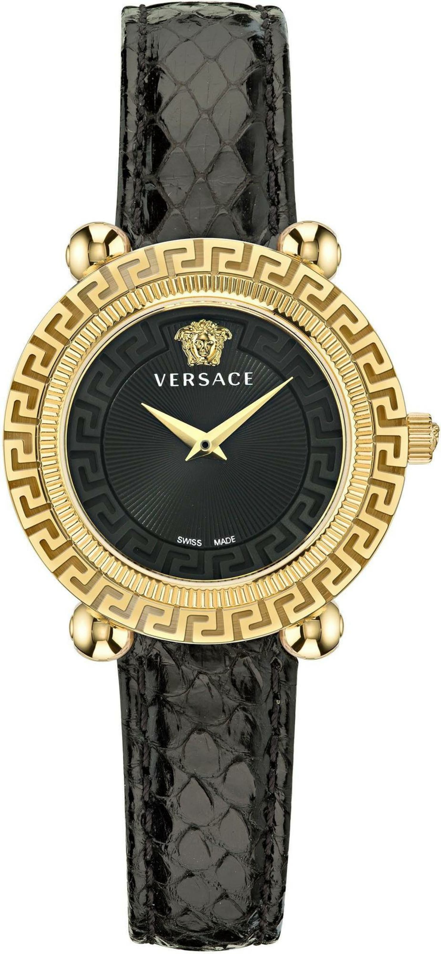 VERSACE Analoog horloge in Goud: voorkant