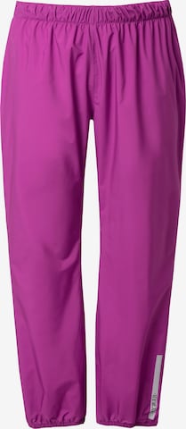 Ulla Popken Regular Weatherproof pants in Pink: front