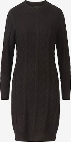 APART Knitted dress in Black: front