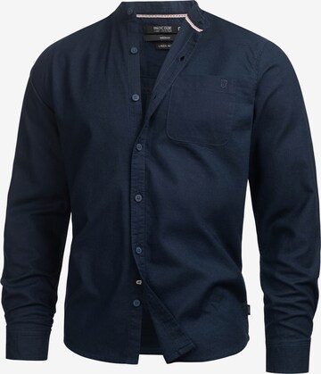 INDICODE JEANS Regular fit Button Up Shirt in Blue: front