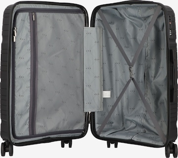 D&N Suitcase Set 'Travel Line 4300 ' in Black