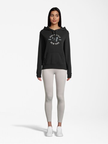 AÉROPOSTALE Sweatshirt in Black