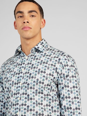 Lindbergh Slim Fit Hemd in Blau