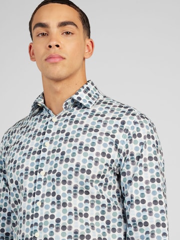 Lindbergh - Ajuste estrecho Camisa en azul