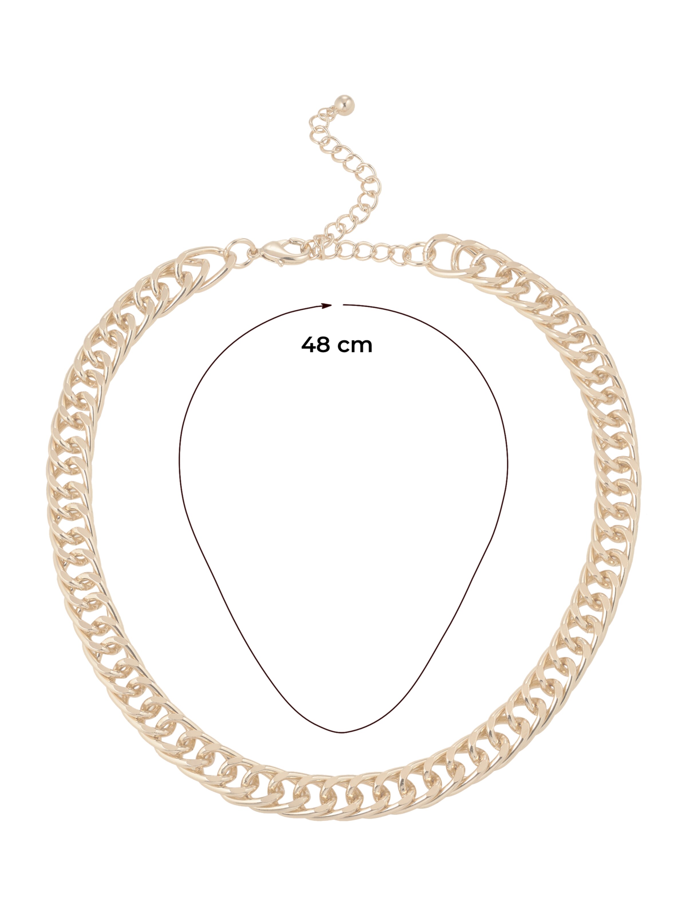 Frauen Schmuck Monki Kette 'Kenna' in Gold - BM21065 Frauen Schmuck Monki Kette 'Kenna' in Gold - BM21065
