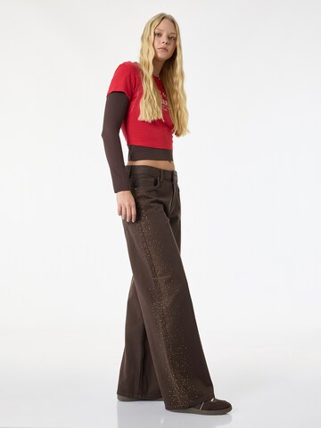 Koton Wide leg Jeans in Brown