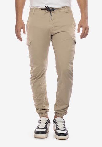 Le Temps Des Cerises Regular Jeans in Beige: front