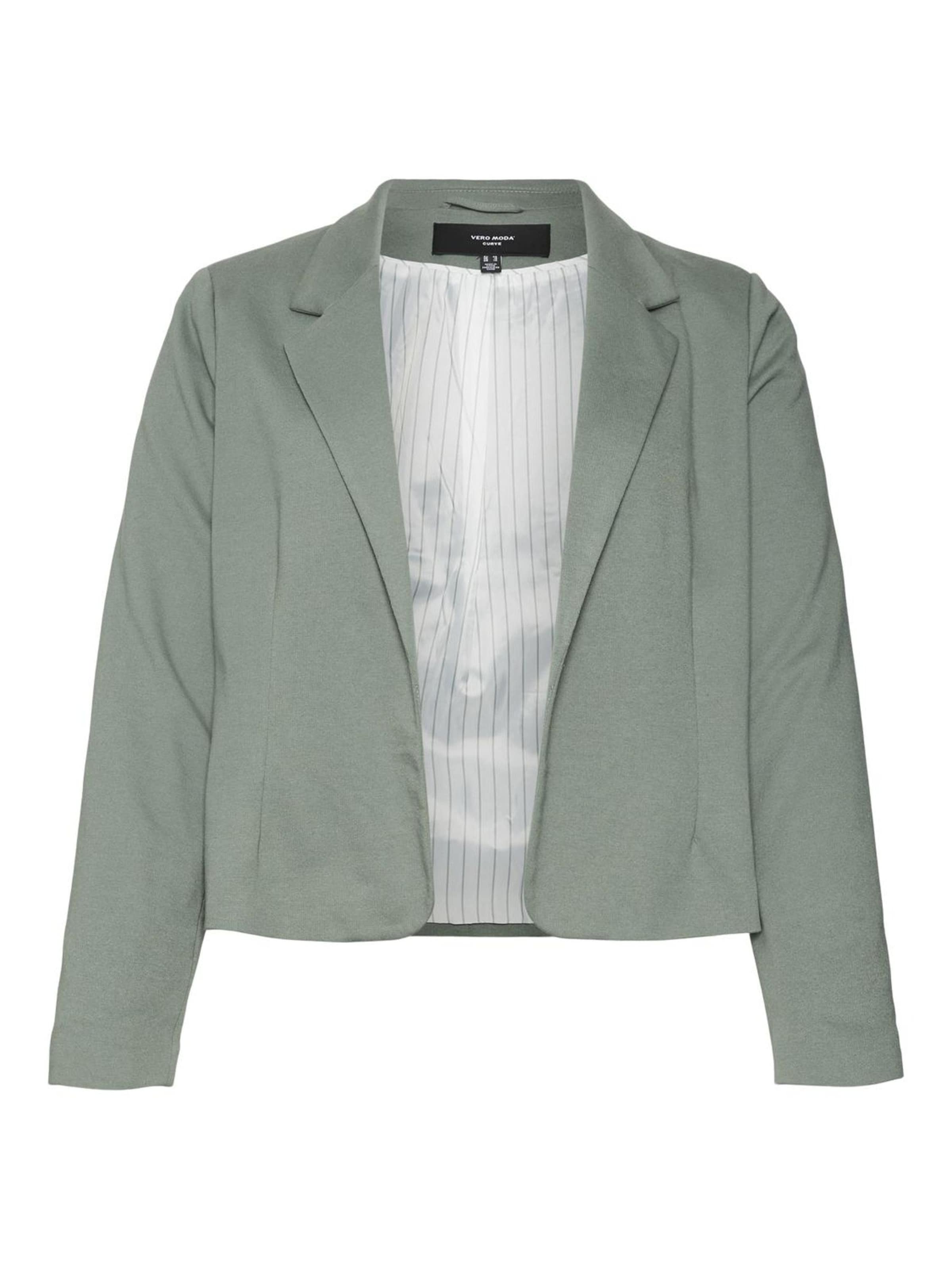 Vero Moda Curve Blazer 'HARUKI' i grøn: forside
