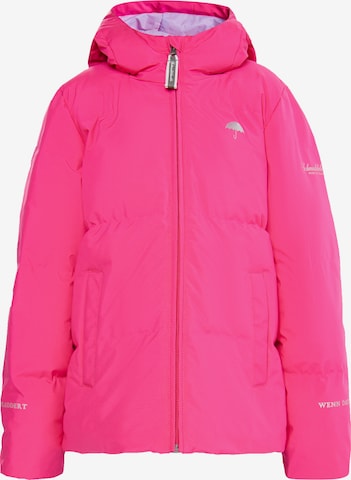 Schmuddelwedda Weatherproof jacket 'Kawai' in Pink: front