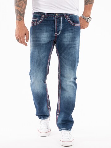 Rock Creek Loose fit Jeans in Blue: front