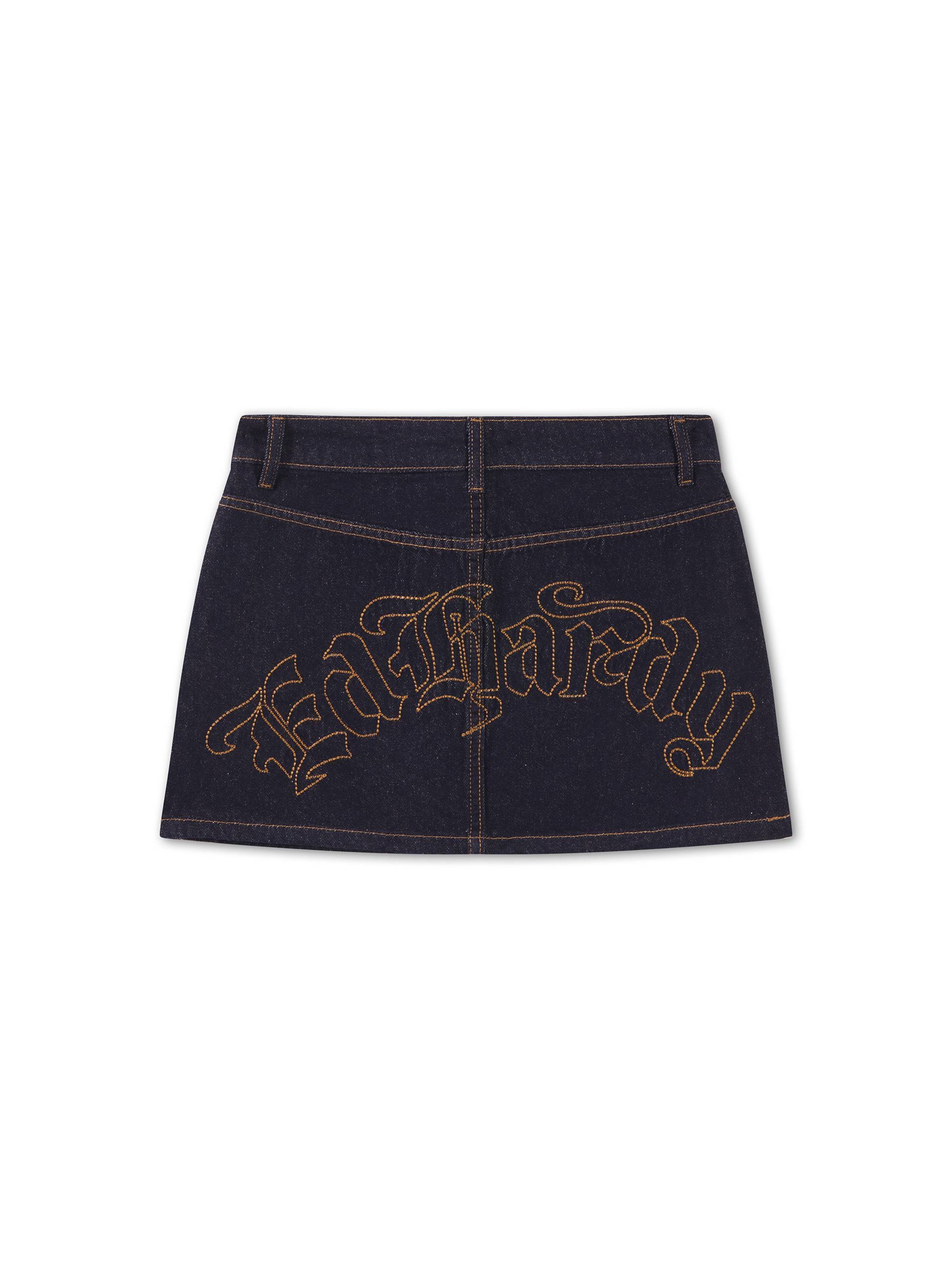 Gonna di Ed Hardy in blu: dietro