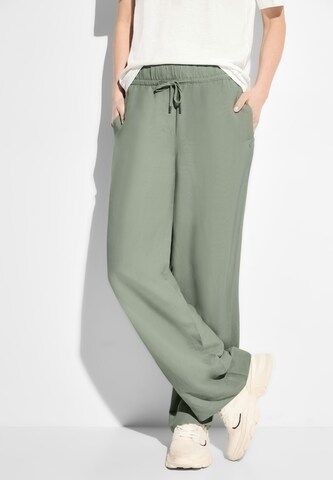 CECIL Wide leg Pants in Green: front