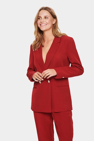 SAINT TROPEZ - Blazer 'Oliva' en rojo: frente