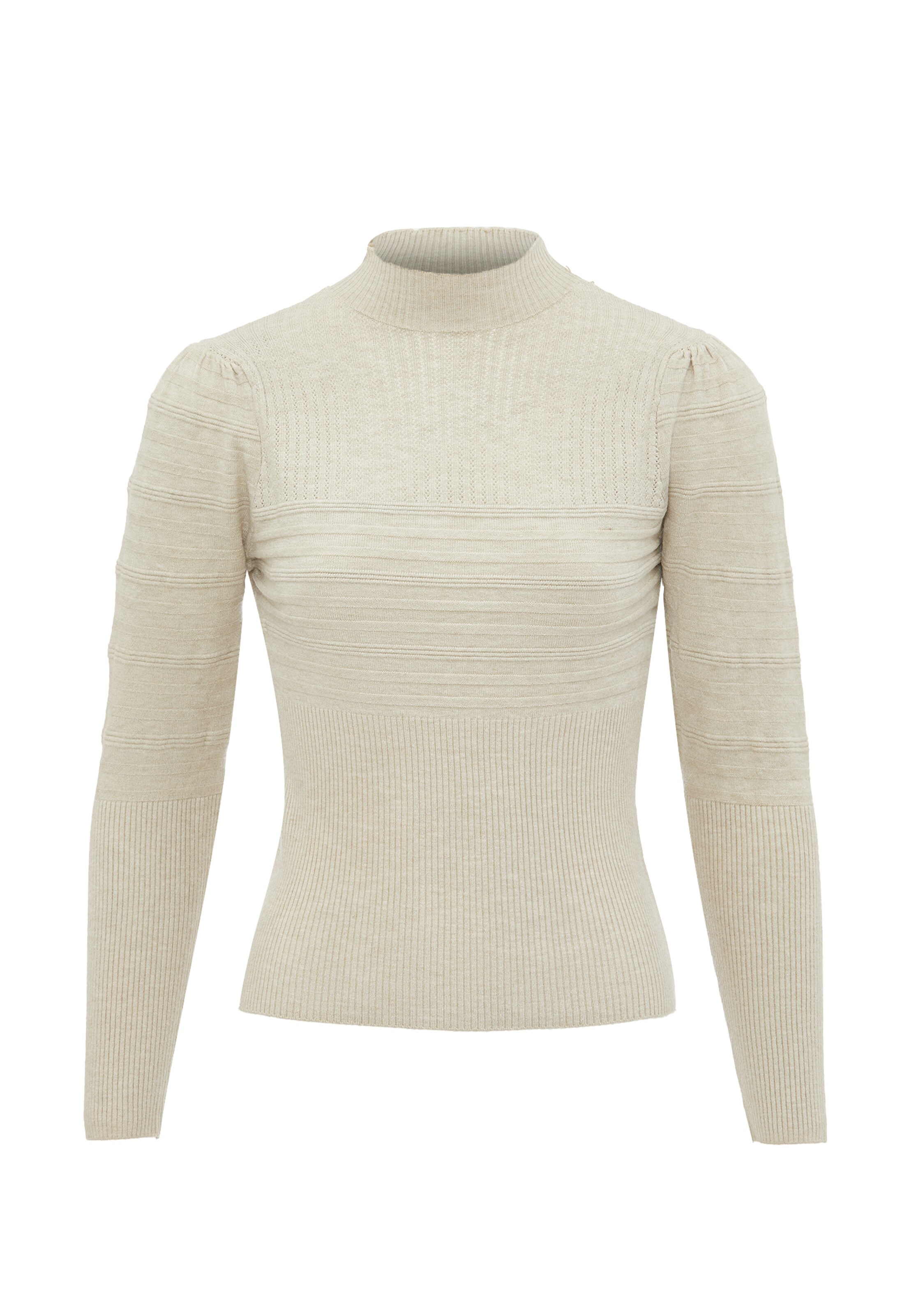 leo selection Pullover in Beige: Vorderseite