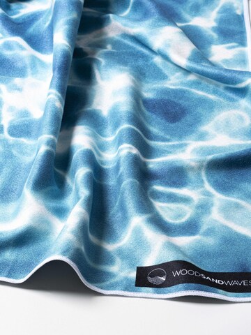 woodsandwaves Beach Towel 'Beautiful Blue' in Blue