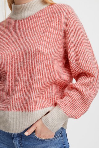 ICHI Sweater 'Kamara' in Red