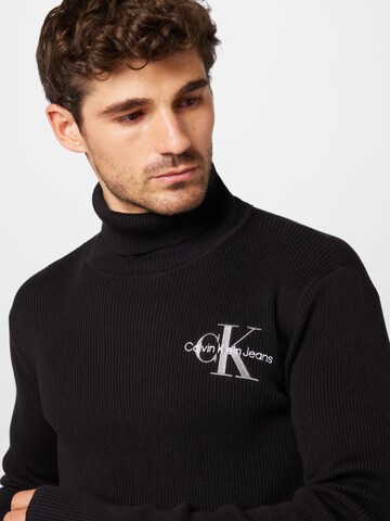 Calvin Klein Jeans Pullover in Schwarz